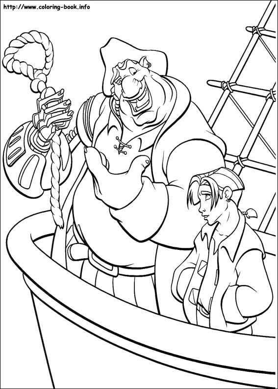 Treasure Planet coloring picture